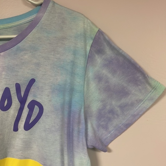 PINK FLOYD Tie Dye Graphic Tee, XXL, Dark side of the moon,  stretchy cotton - Picture 6 of 6